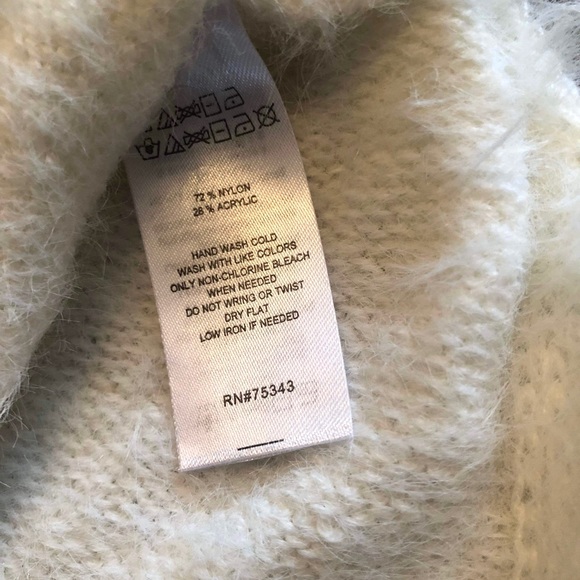 If It Were Me white fuzzy sweater - Picture 3 of 6